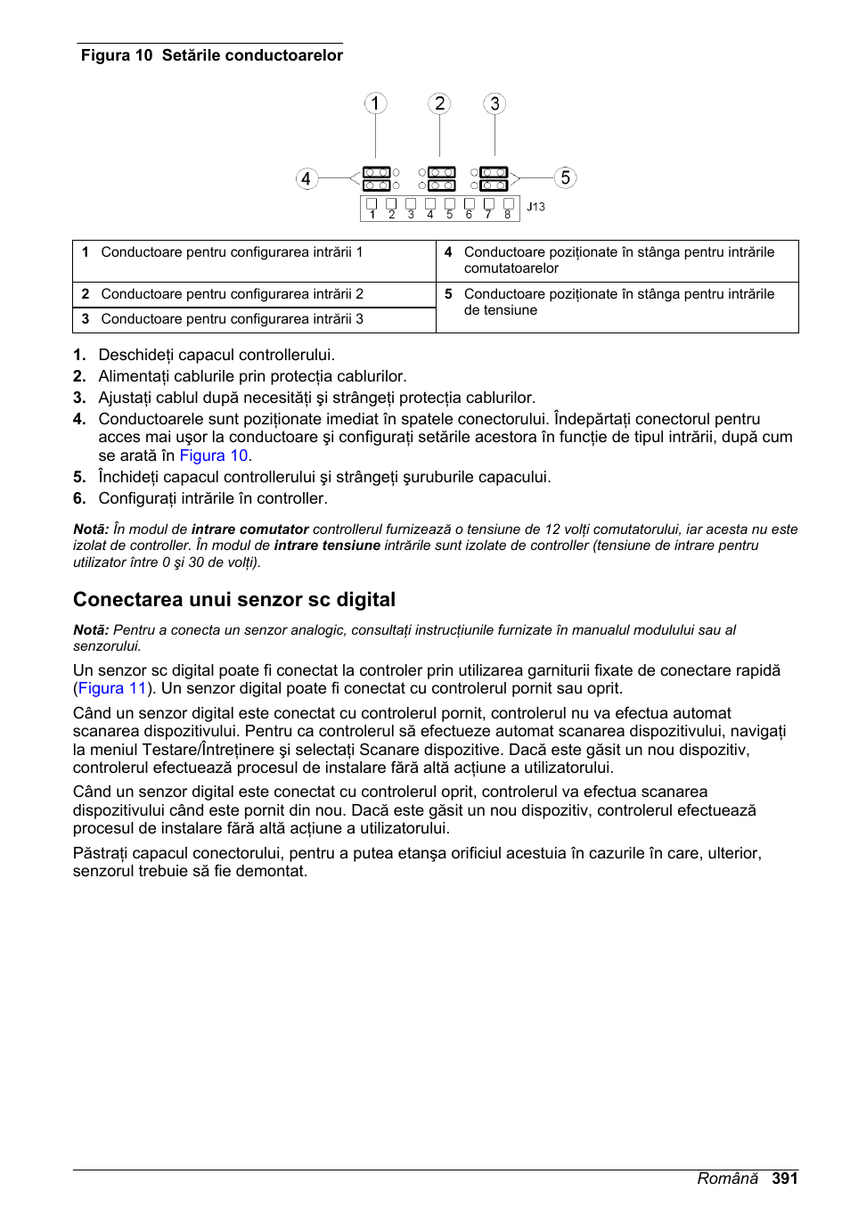Conectarea unui senzor sc digital, Figura 10 | Hach-Lange SC 200 Basic User Manual User Manual | Page 391 / 638