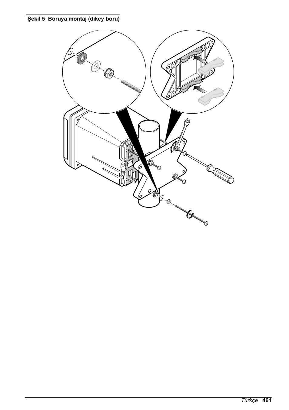 Şekil 5, Sayfa 461 ve, Sayfa 461'da | Hach-Lange SC 200 Basic User Manual User Manual | Page 461 / 638