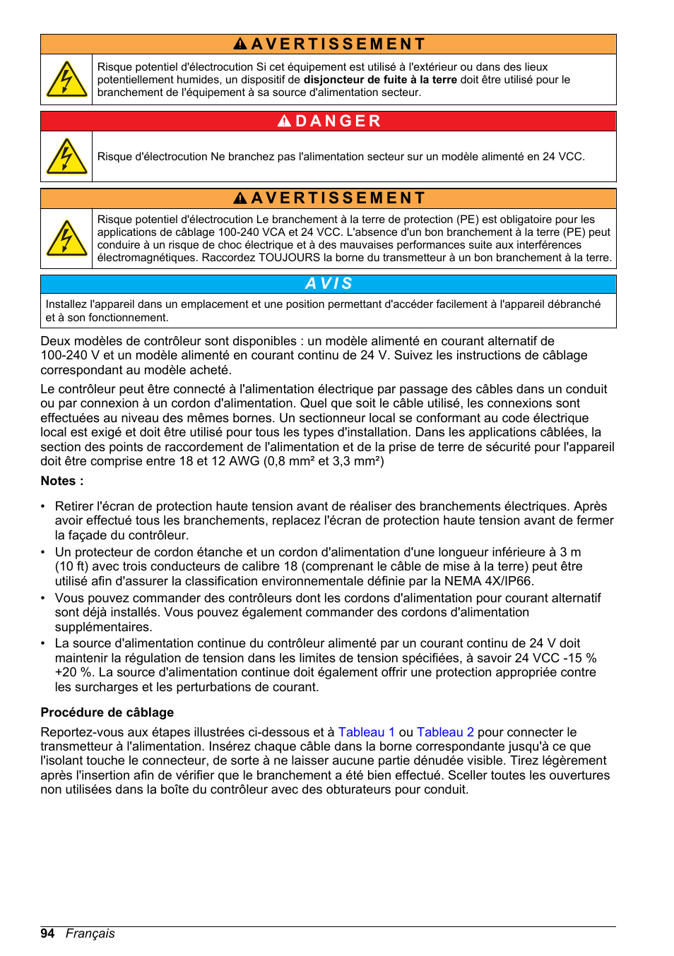 A v i s | Hach-Lange SC 200 Basic User Manual User Manual | Page 94 / 638