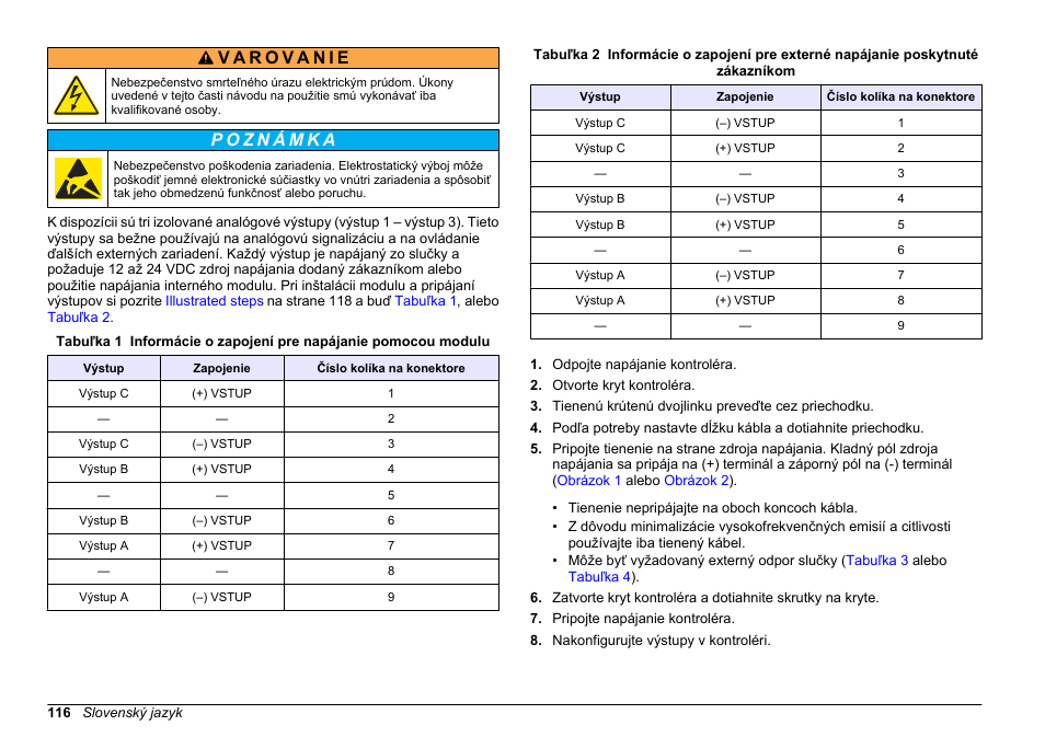 Hach-Lange SC 200 Active 4-20 mA Output Module User Manual User Manual | Page 116 / 148