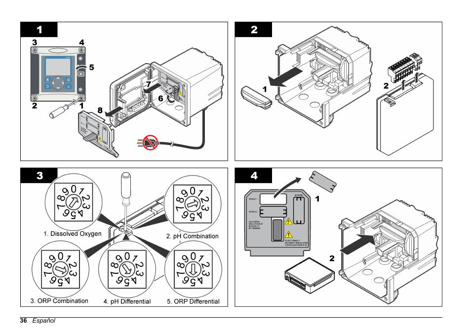 Hach-Lange SC 200 pH_ORP_DO Module User Manual User Manual | Page 36 / 166