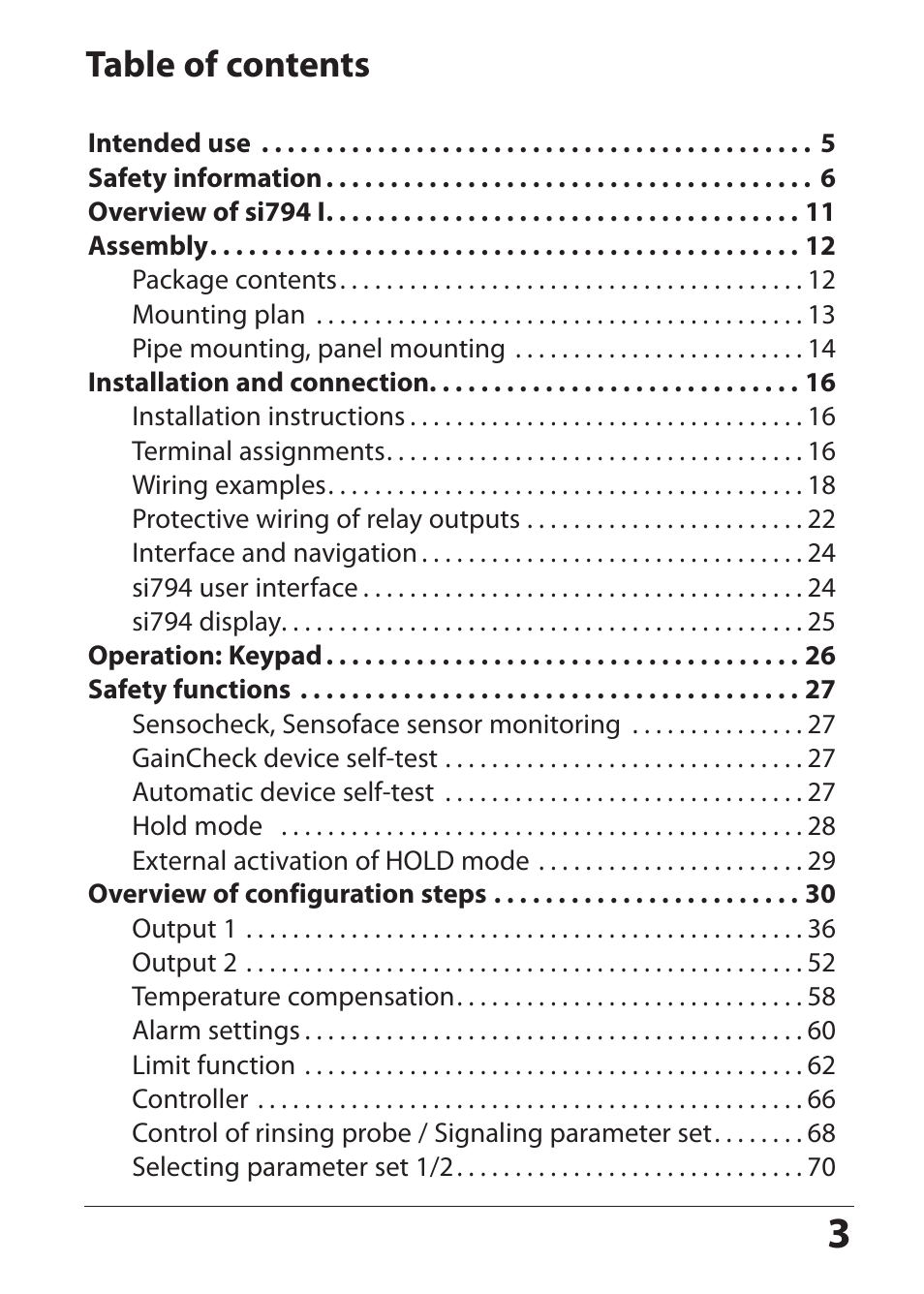 Hach-Lange SI794 I User Manual User Manual | Page 3 / 128