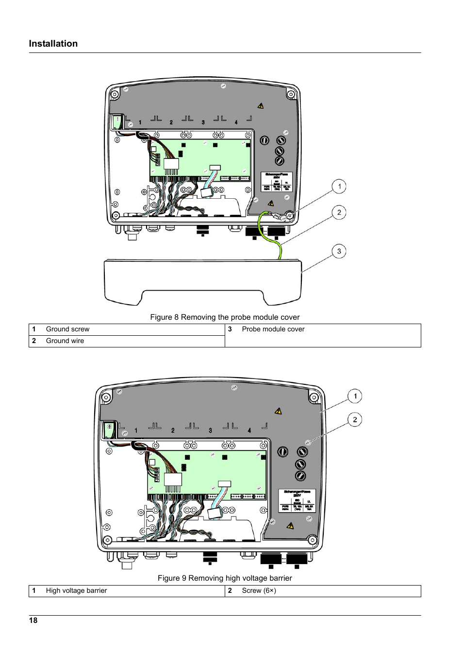 Or relays. see, Figure 9, Installation | Hach-Lange SC 1000 User Manual | Page 20 / 152