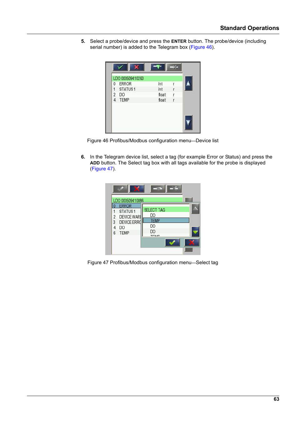 Standard operations | Hach-Lange SC 1000 User Manual | Page 65 / 152