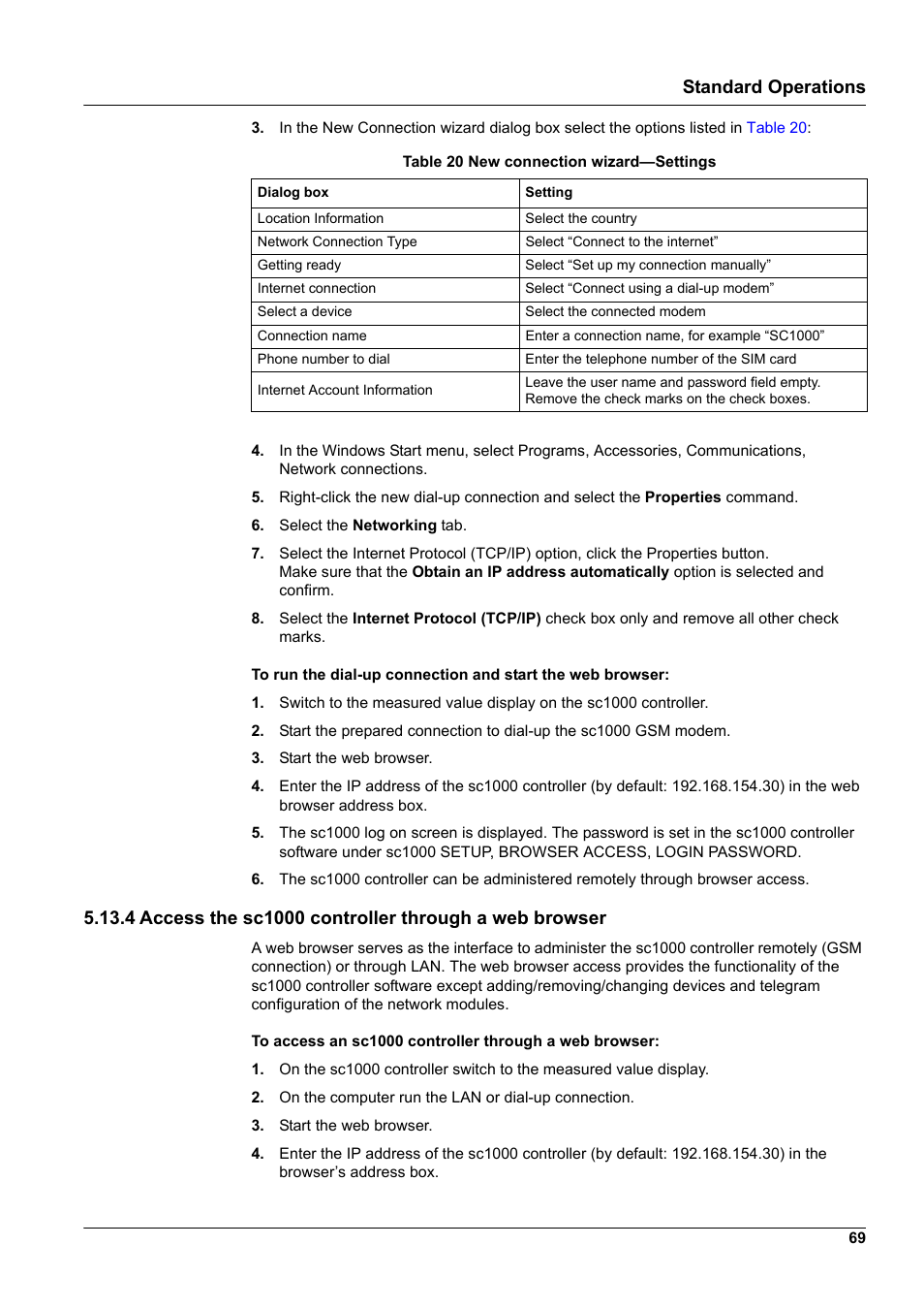 Standard operations | Hach-Lange SC 1000 User Manual | Page 71 / 152