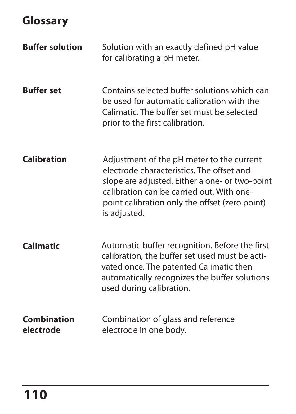 Glossary | Hach-Lange SI794 P User Manual User Manual | Page 110 / 128