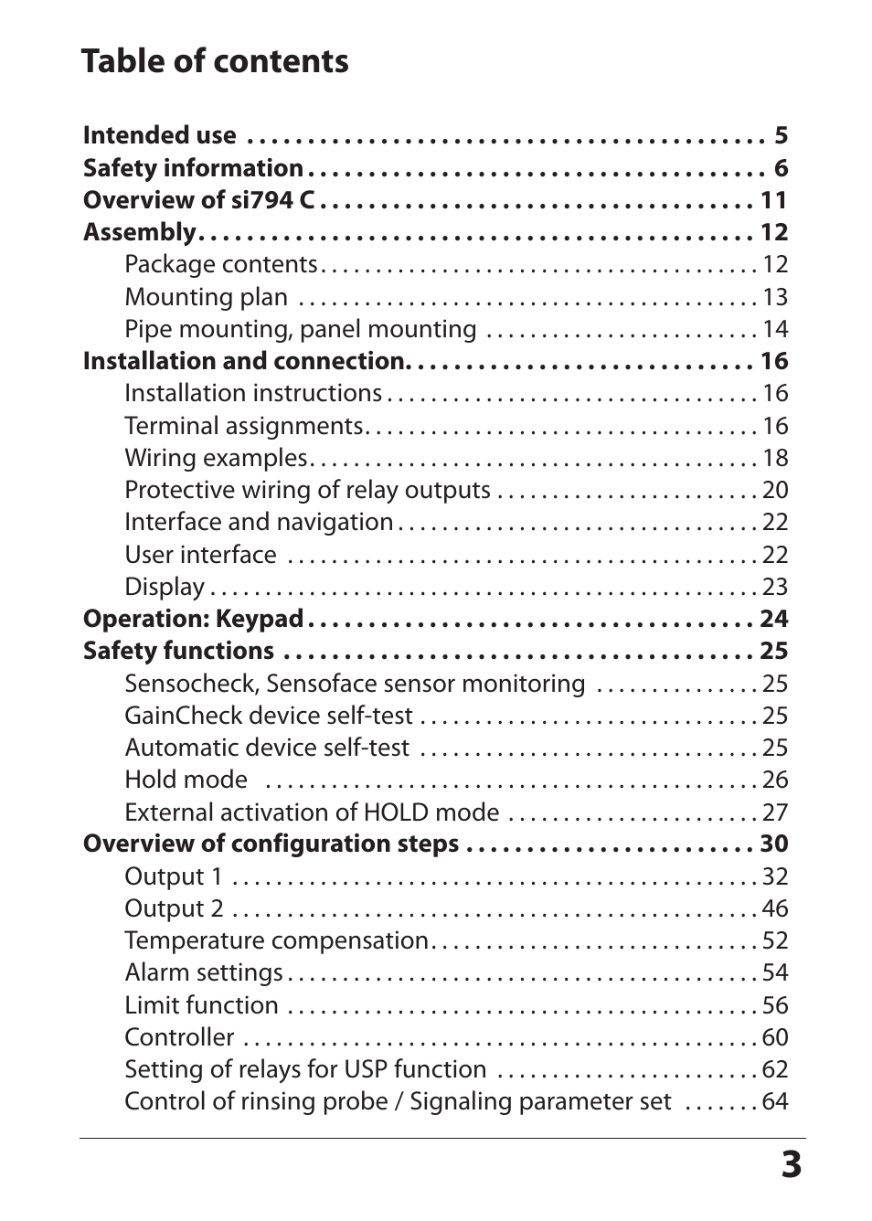 Hach-Lange SI794 C User Manual User Manual | Page 3 / 124