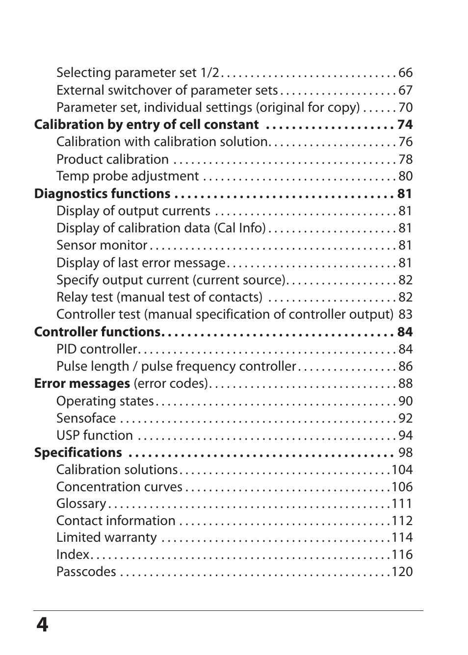 Hach-Lange SI794 C User Manual User Manual | Page 4 / 124