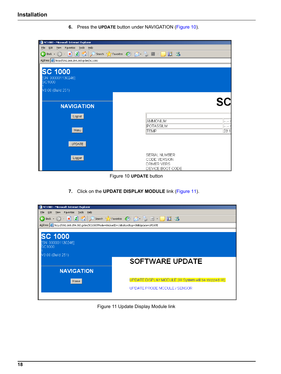 Installation | Hach-Lange SC 1000 Controller Enhanced Communications User Manual | Page 18 / 50