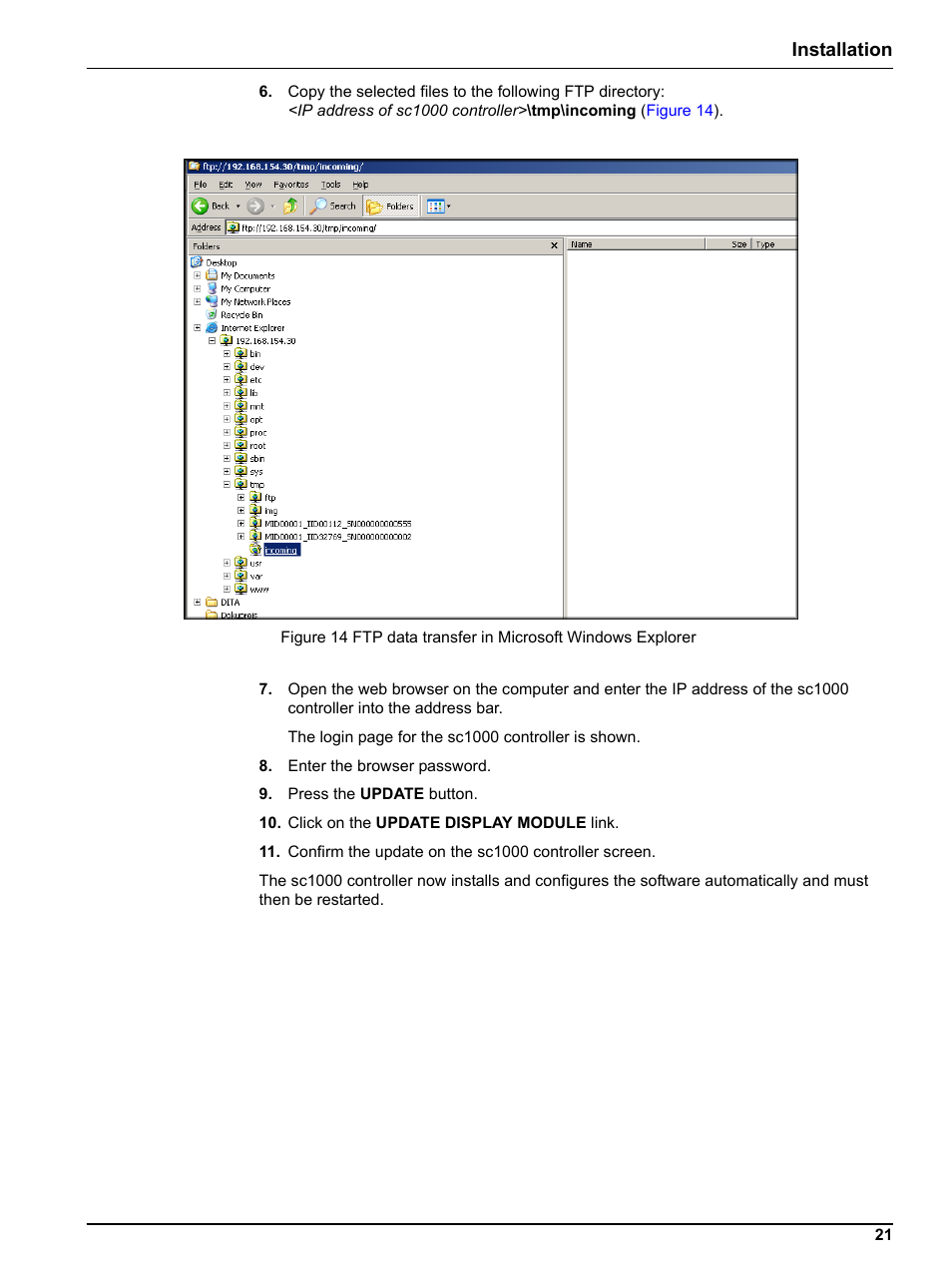 Installation | Hach-Lange SC 1000 Controller Enhanced Communications User Manual | Page 21 / 50