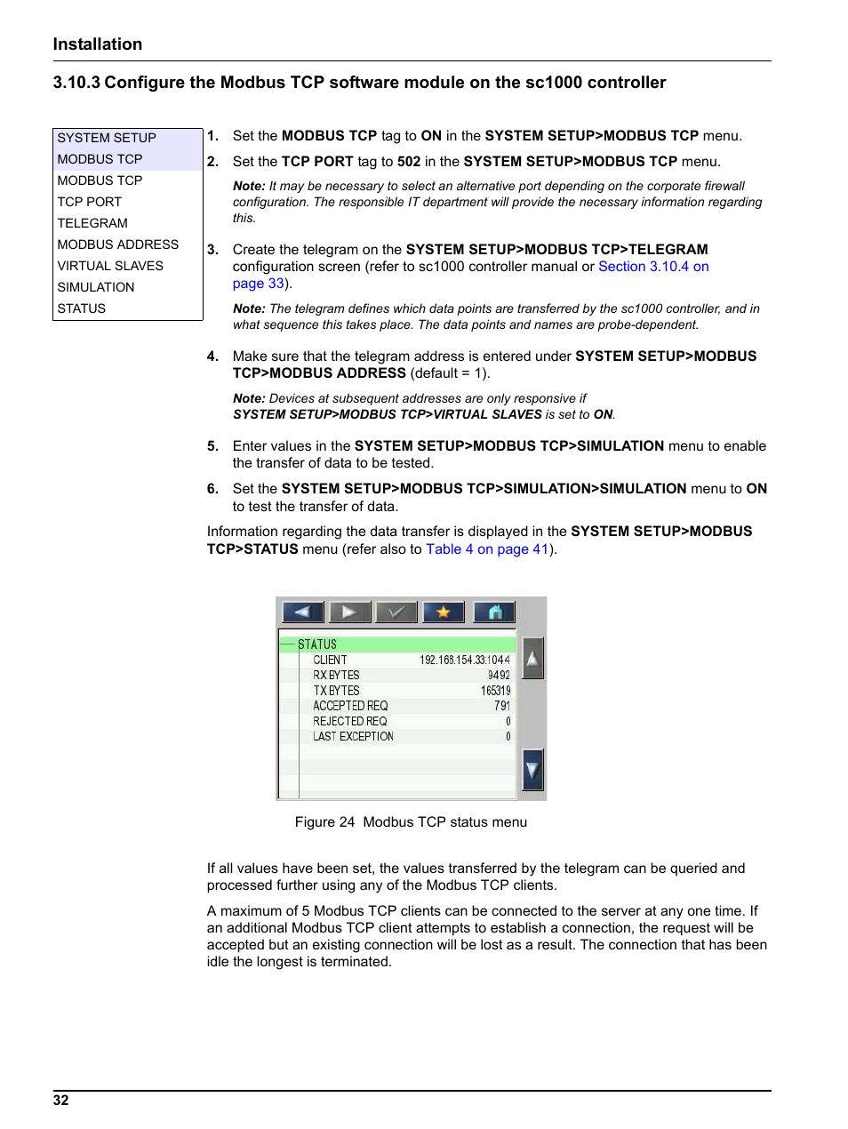 Hach-Lange SC 1000 Controller Enhanced Communications User Manual | Page 32 / 50
