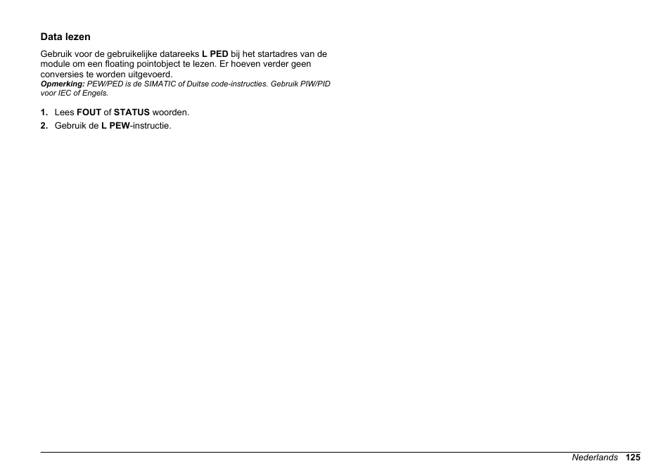 Data lezen | Hach-Lange SC 200 Profibus network card User Manual User Manual | Page 125 / 316