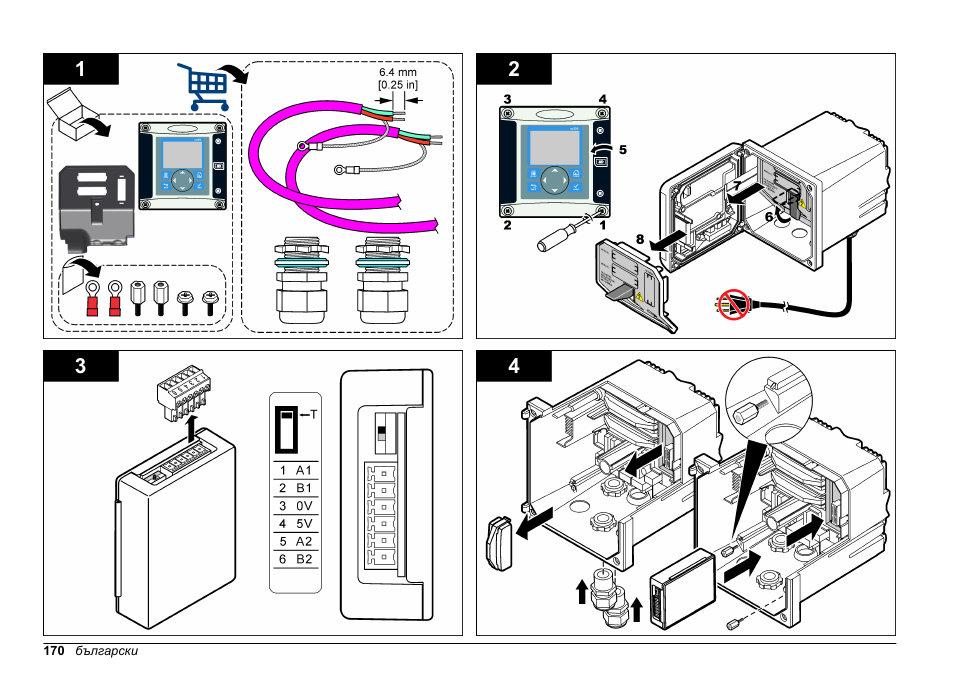 Hach-Lange SC 200 Profibus network card User Manual User Manual | Page 170 / 316