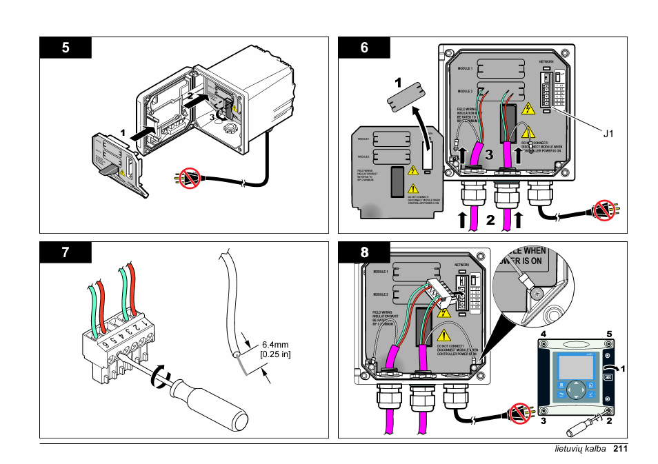 Hach-Lange SC 200 Profibus network card User Manual User Manual | Page 211 / 316