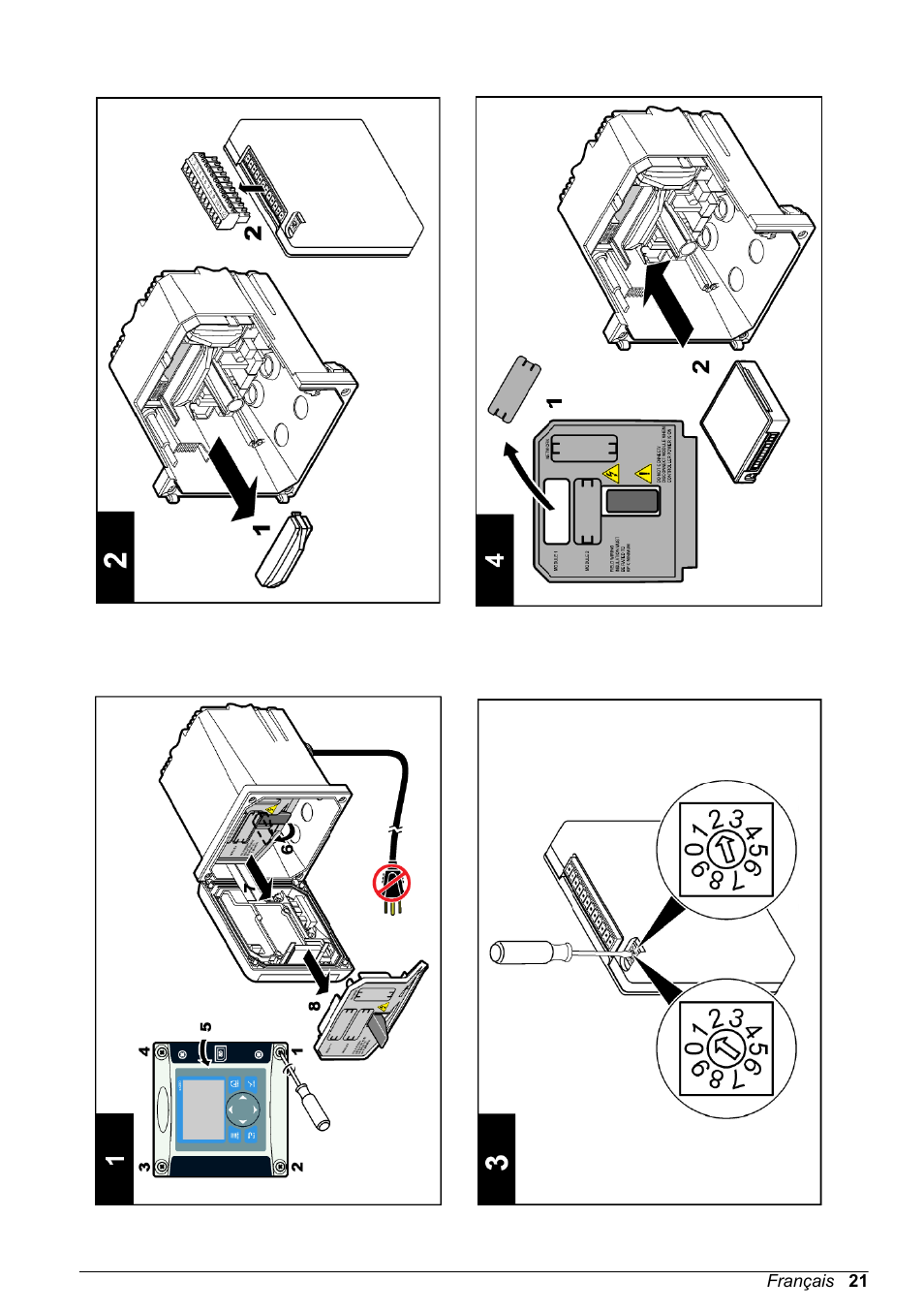 Hach-Lange POLYMETRON 9500 Amperometry Module User Manual User Manual | Page 21 / 60