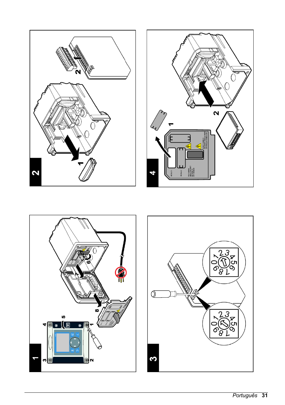 Hach-Lange POLYMETRON 9500 Amperometry Module User Manual User Manual | Page 31 / 60