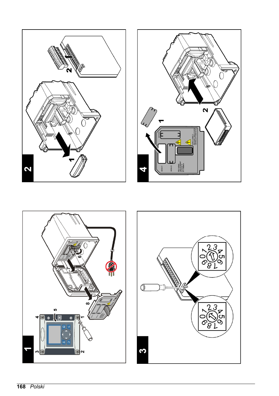 Hach-Lange POLYMETRON 9500 Conductivity Module User Manual User Manual | Page 168 / 228