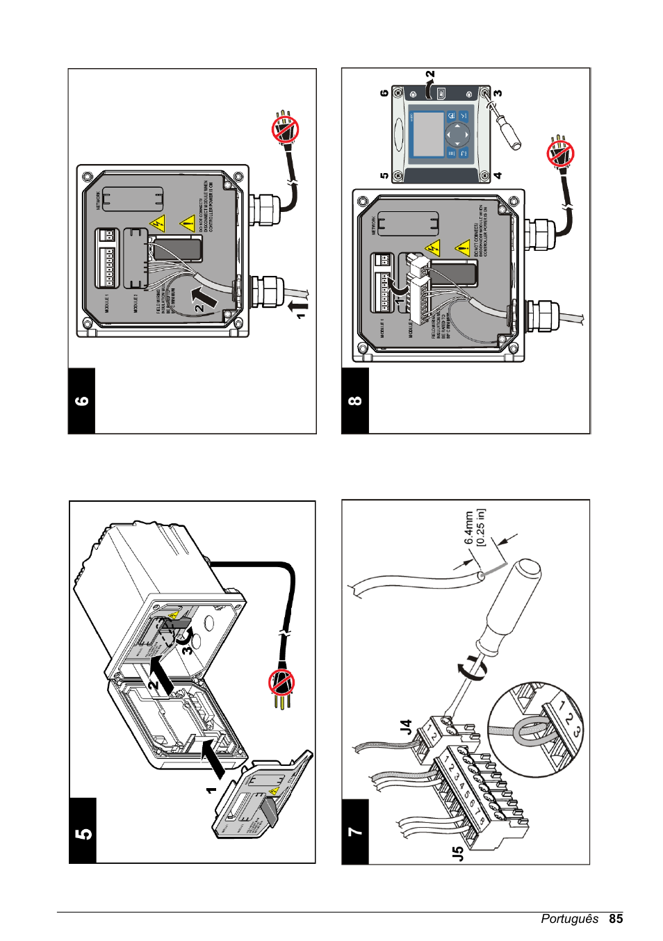 Hach-Lange POLYMETRON 9500 Ultrapure pH_ORP Module User Manual User Manual | Page 85 / 174
