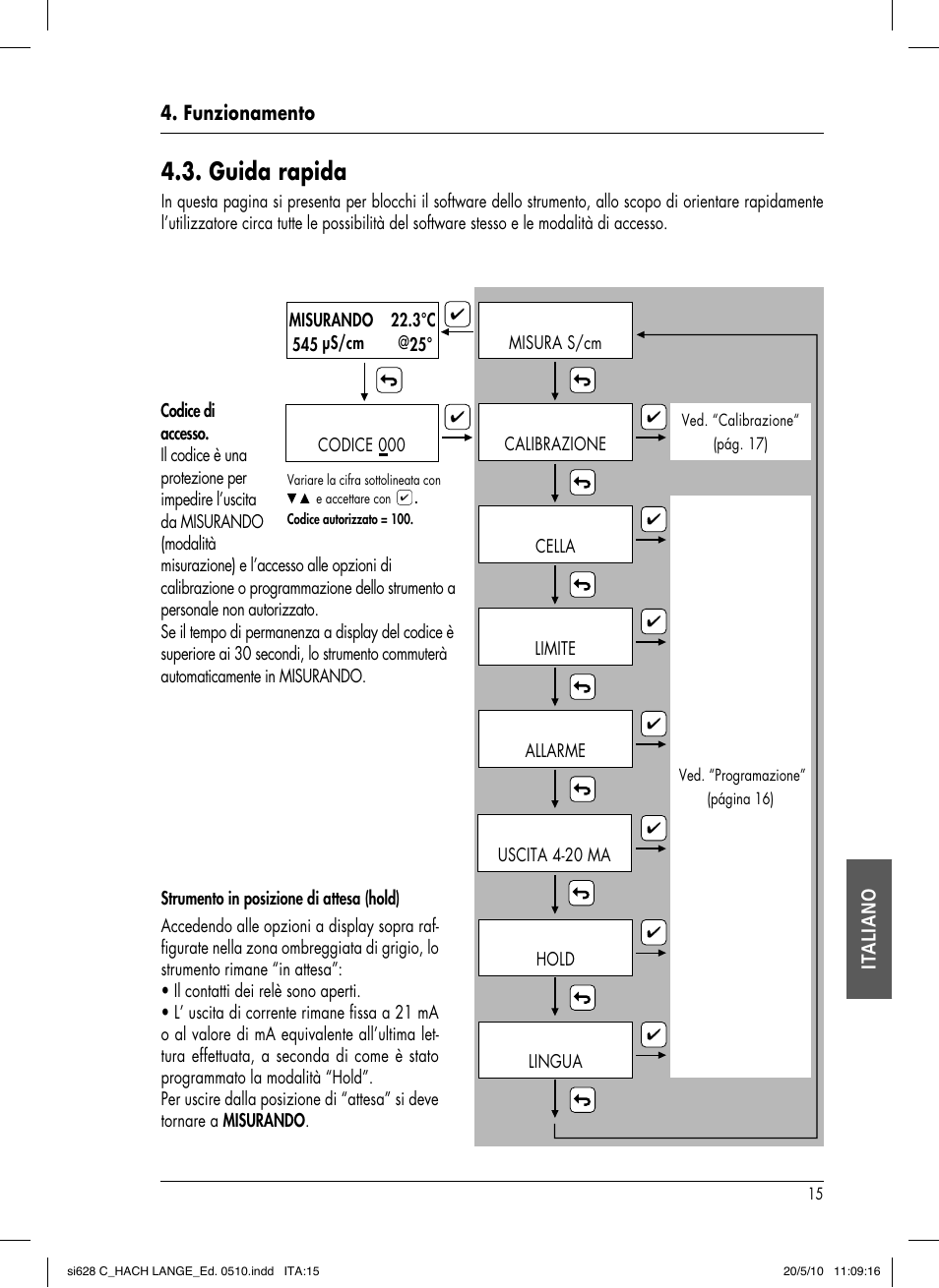 Guida rapida | Hach-Lange SI628 C User Manual | Page 115 / 127