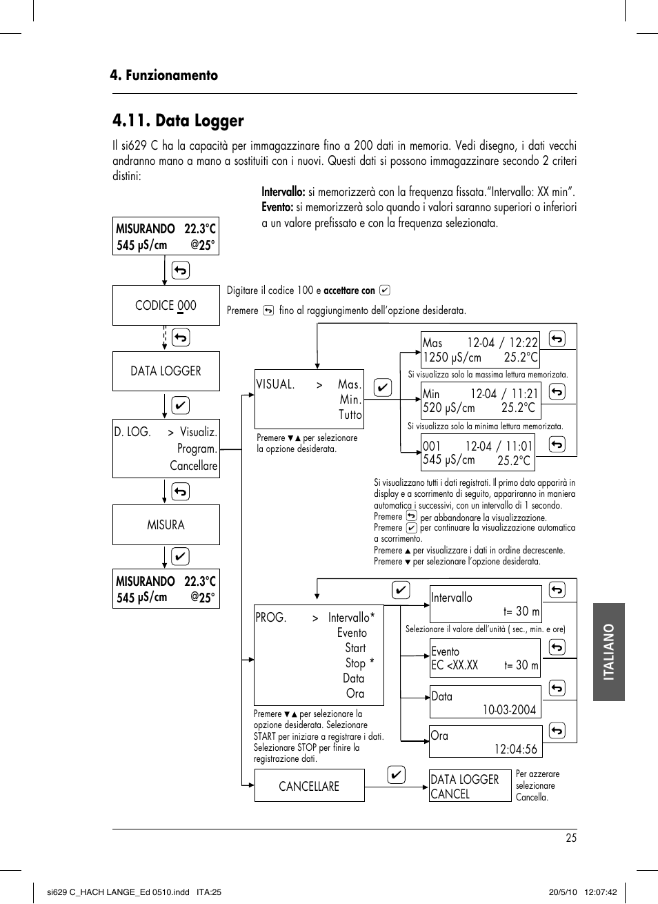 Data logger | Hach-Lange SI629 C User Manual | Page 149 / 157
