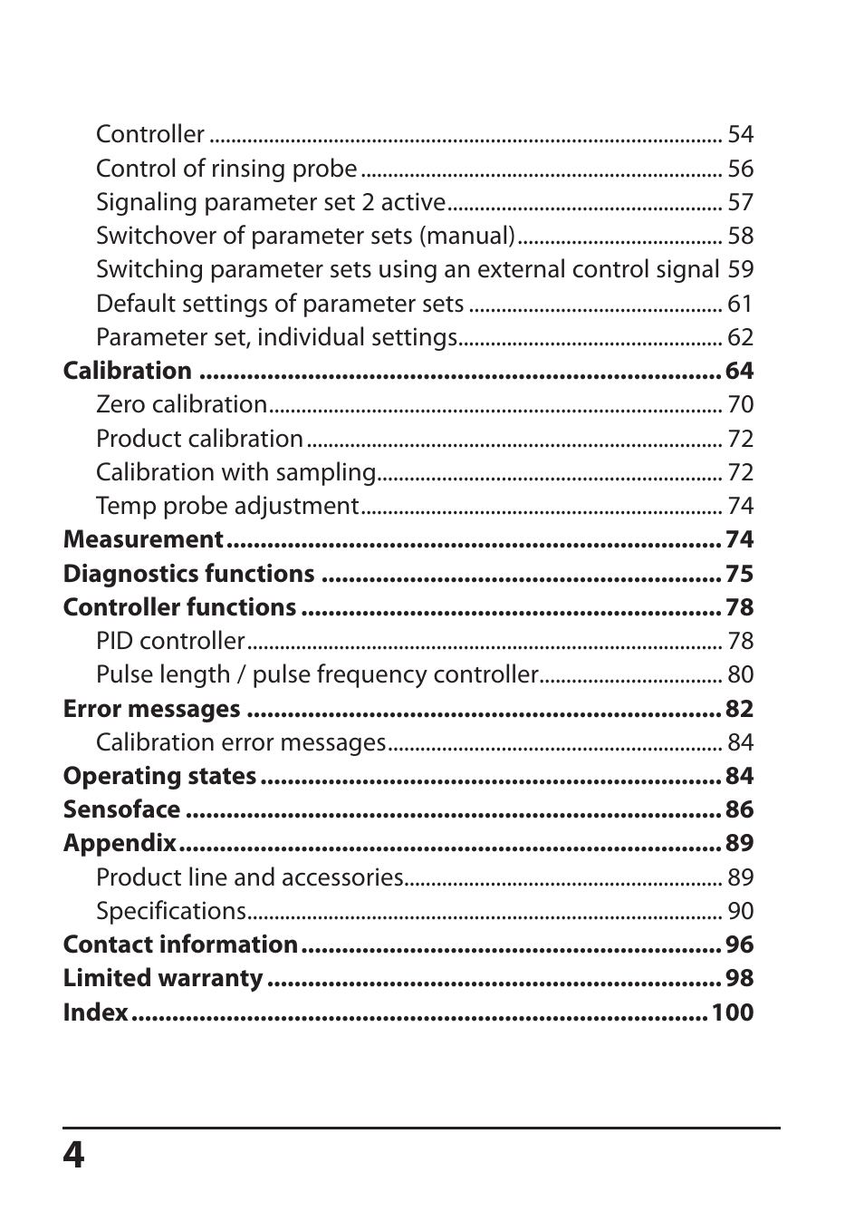 Hach-Lange SI794 D User Manual User Manual | Page 4 / 108