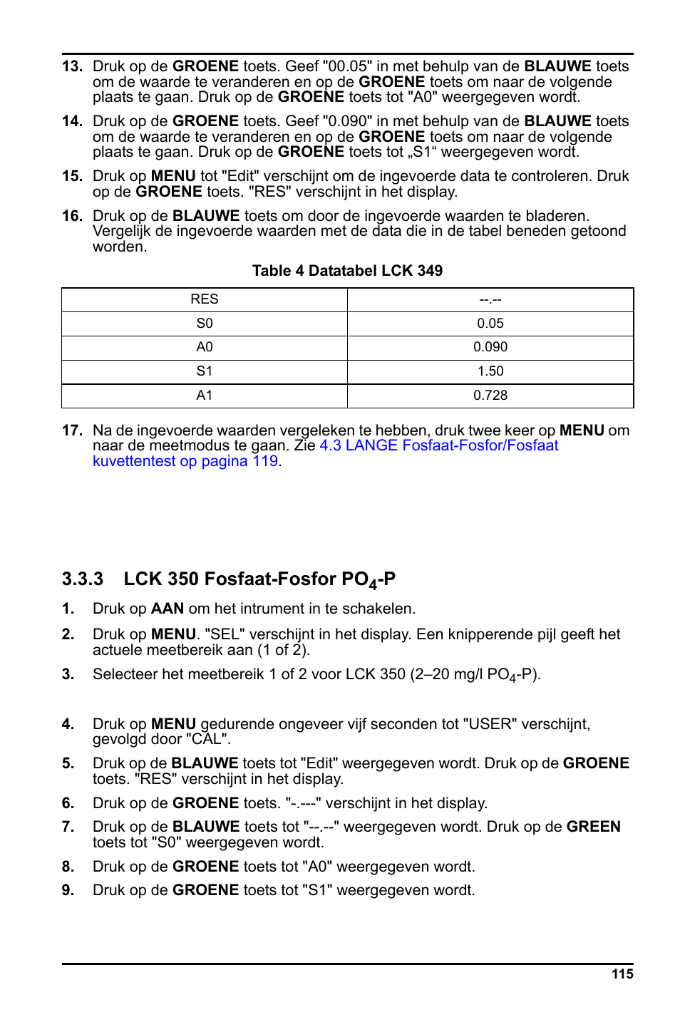 3 lck 350 fosfaat-fosfor po | Hach-Lange LCK 348_349_350 User Manual | Page 115 / 142