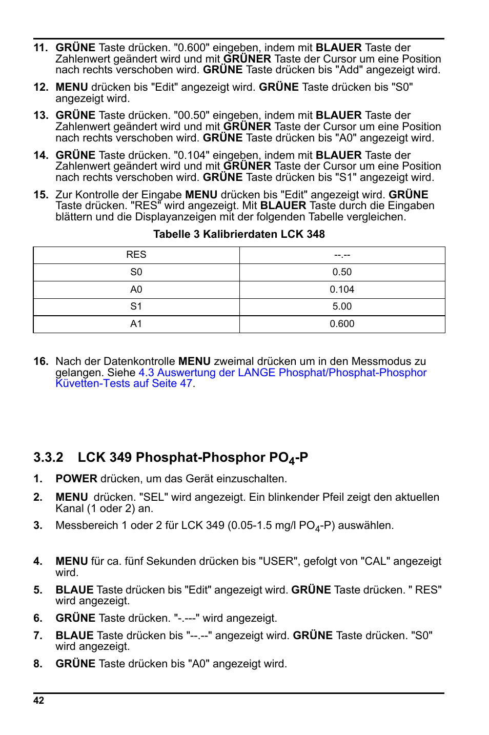 2 lck 349 phosphat-phosphor po | Hach-Lange LCK 348_349_350 User Manual | Page 42 / 142