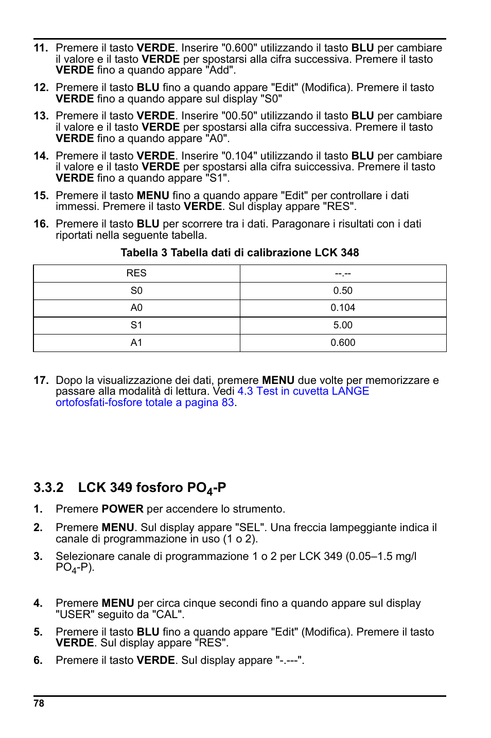 2 lck 349 fosforo po | Hach-Lange LCK 348_349_350 User Manual | Page 78 / 142