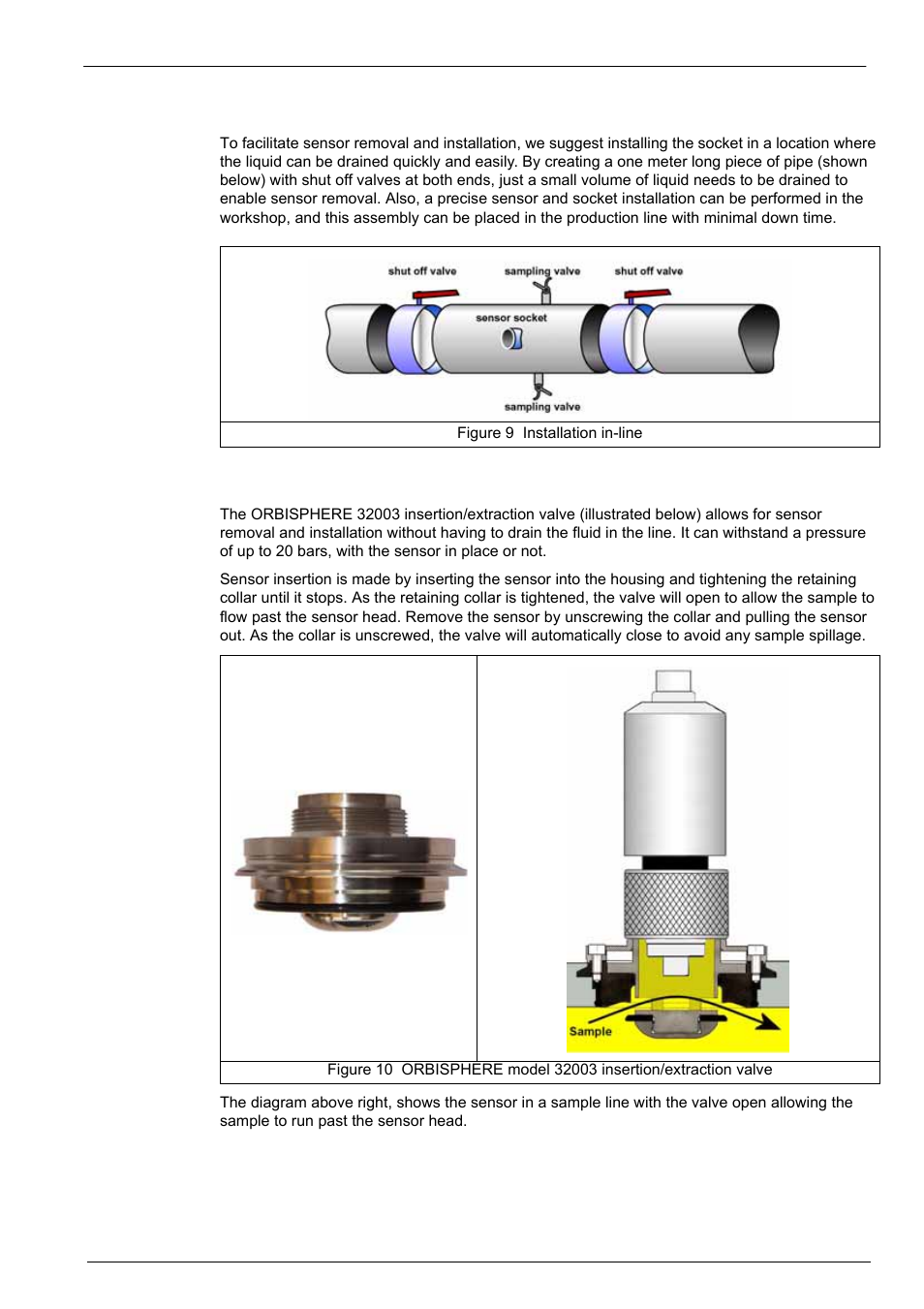 3 the 32003 insertion/extraction valve | Hach-Lange ORBISPHERE A1100 Family User Manual | Page 27 / 48