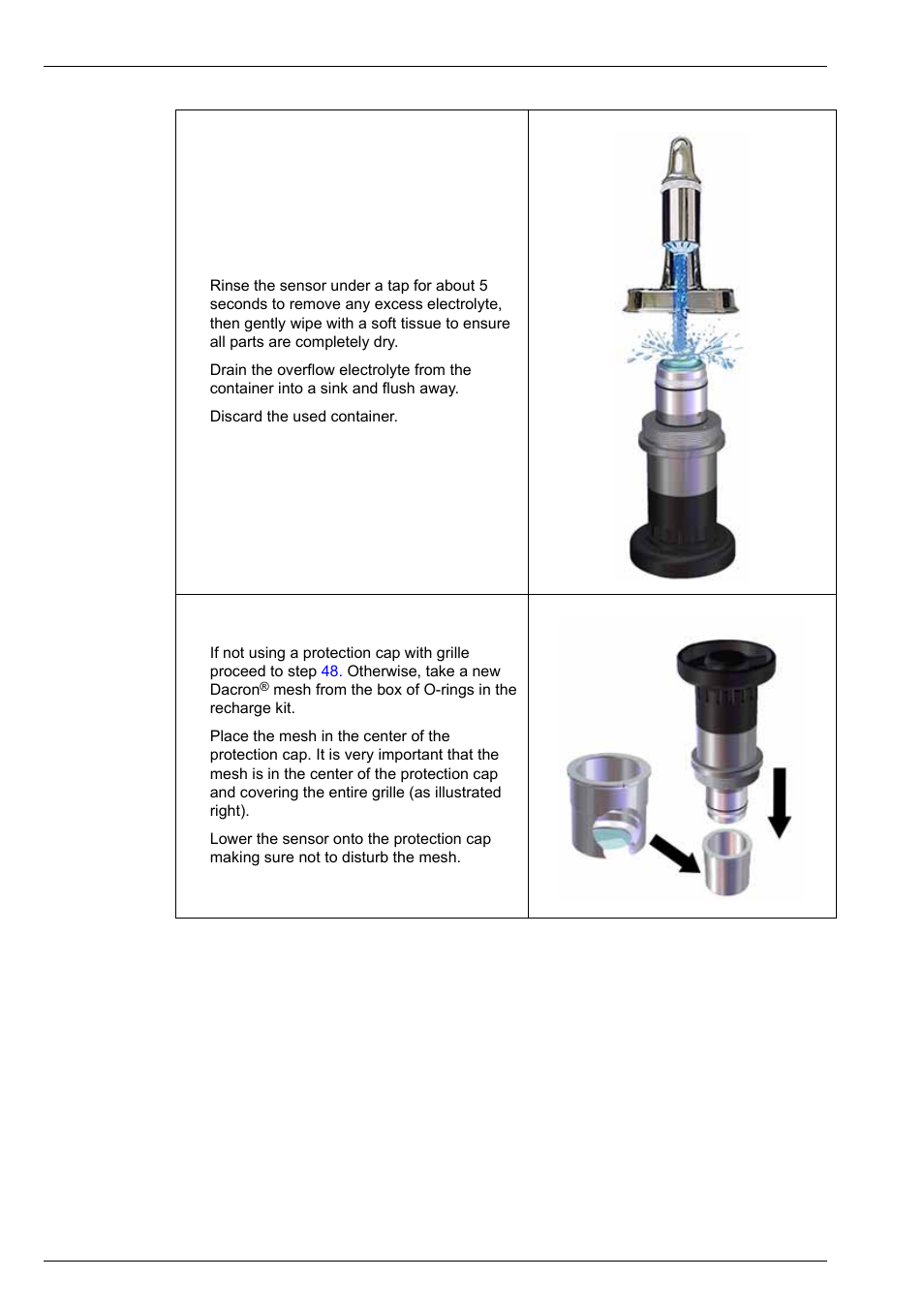 Maintenance and troubleshooting | Hach-Lange ORBISPHERE A1100 Family User Manual | Page 40 / 48