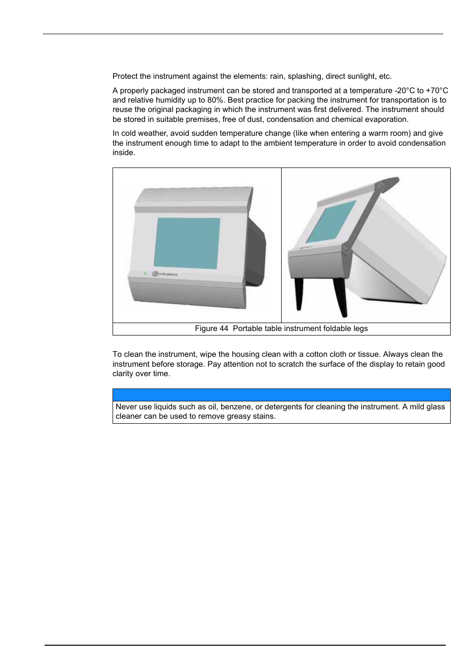 4 storage, handling and transportation | Hach-Lange ORBISPHERE Model 51x User Manual User Manual | Page 109 / 116