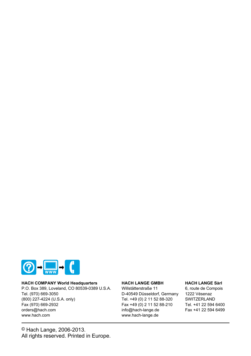 Hach-Lange ORBISPHERE 410 Basic User Manual User Manual | Page 190 / 190