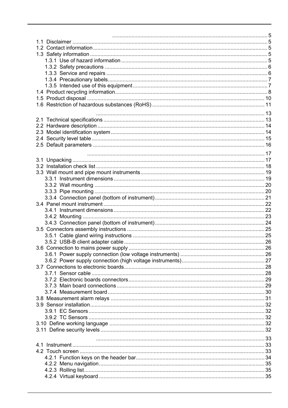 Hach-Lange ORBISPHERE 410 User Manual User Manual | Page 3 / 100