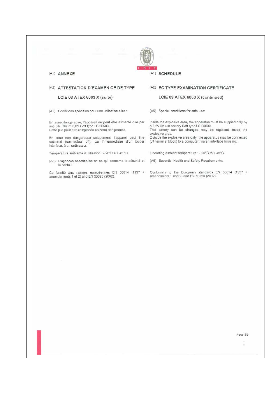 Hach-Lange ORBISPHERE 3650 User Manual | Page 17 / 54