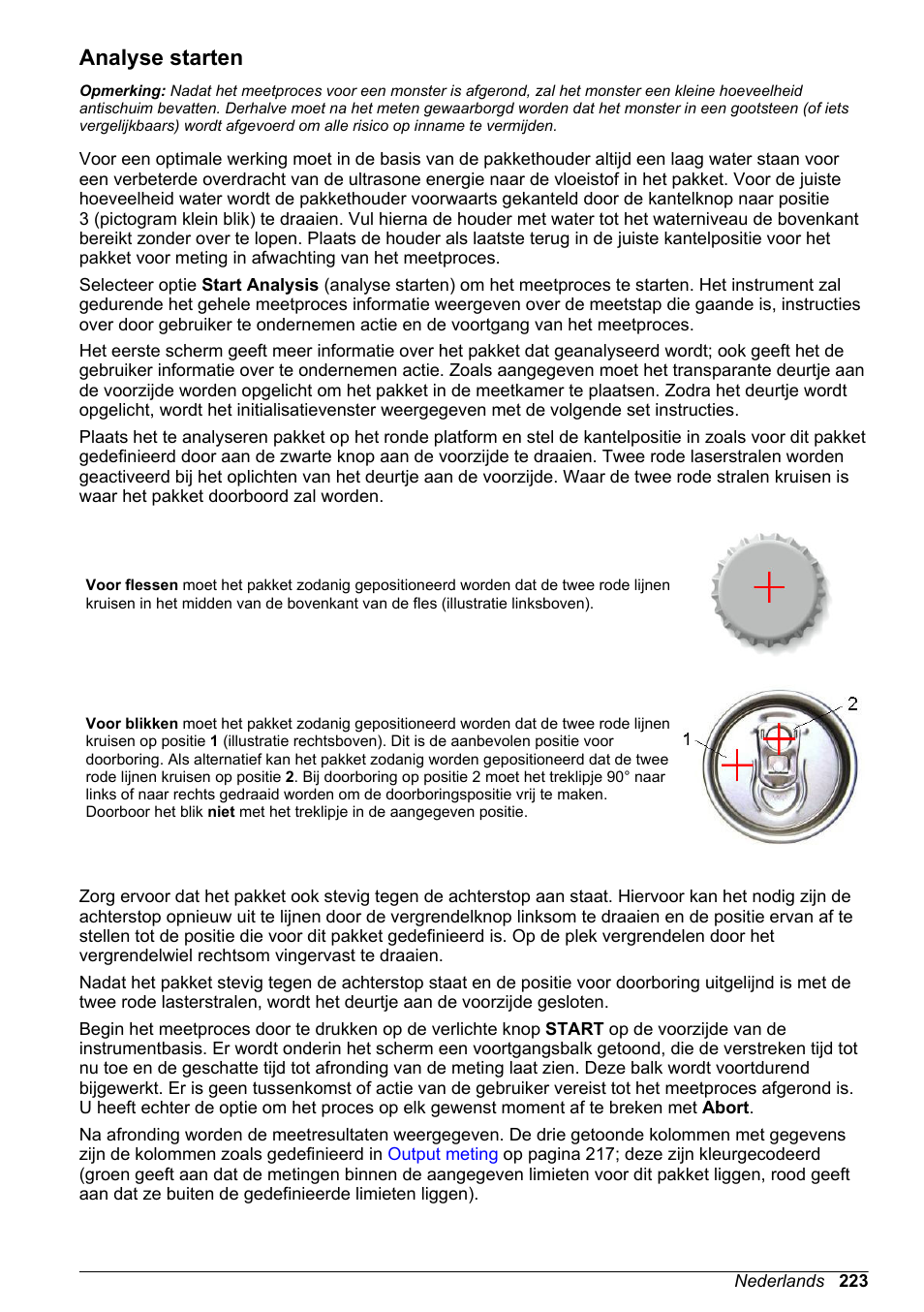 Analyse starten | Hach-Lange ORBISPHERE 6110 Basic User Manual User Manual | Page 223 / 302