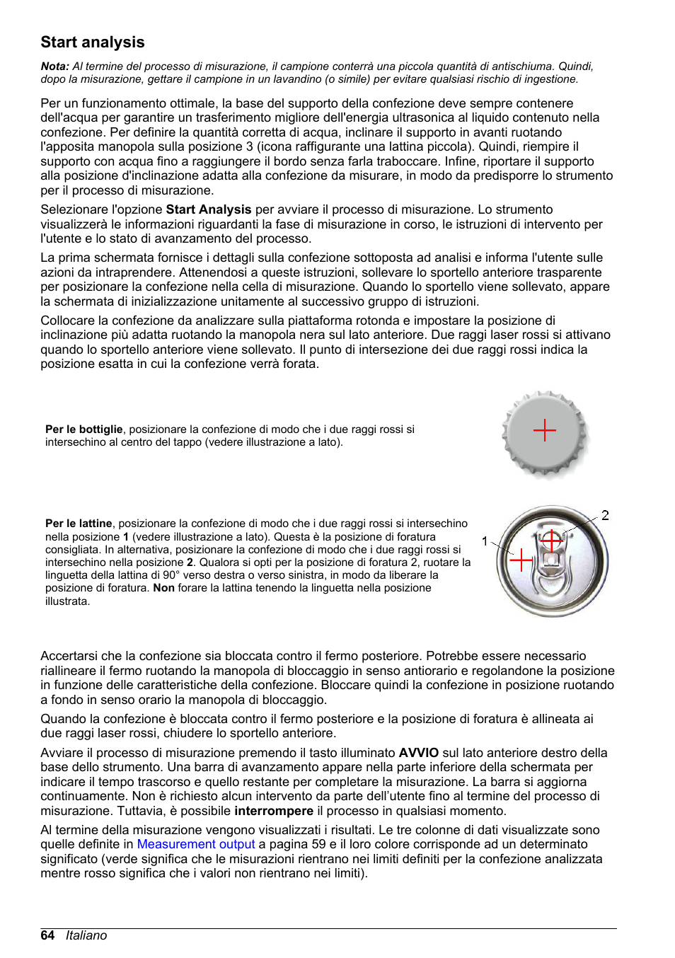 Start analysis | Hach-Lange ORBISPHERE 6110 Basic User Manual User Manual | Page 64 / 302