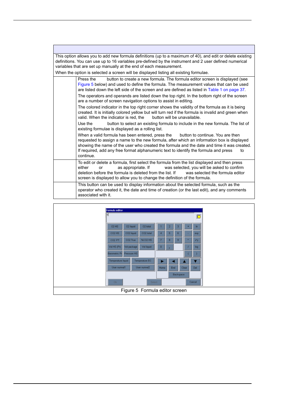 2 formula management, Formula, Configuration 5.3.2 formula management | Hach-Lange ORBISPHERE 6110 User Manual User Manual | Page 38 / 76