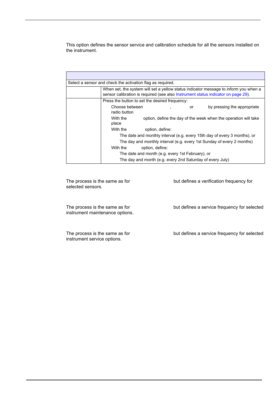 7 scheduled operations, 1 manual calibration, 2 verification | 3 routine maintenance, 4 service, Configuration, 1 manual calibration 5.7.2 verification | Hach-Lange ORBISPHERE 6110 User Manual User Manual | Page 45 / 76