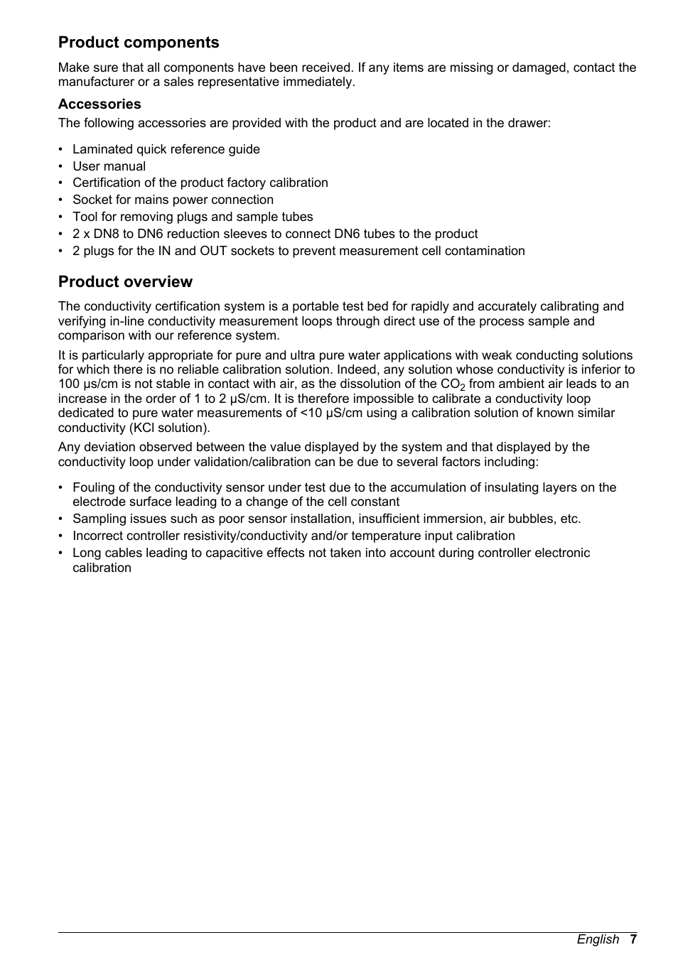Product components, Accessories, Product overview | Hach-Lange POLYMETRON 9526 User Manual | Page 7 / 224