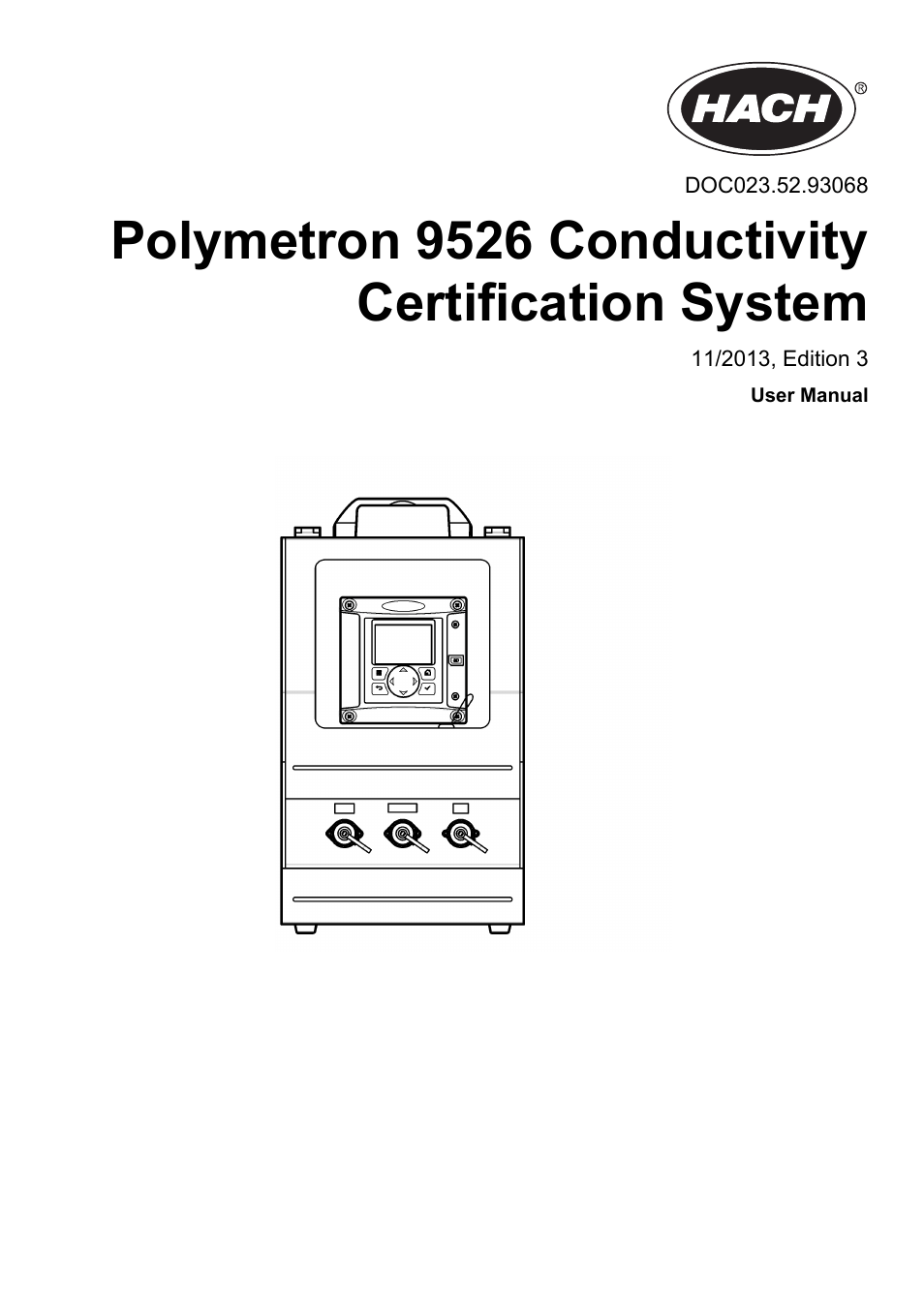 Hach-Lange POLYMETRON 9526 User Manual | 34 pages