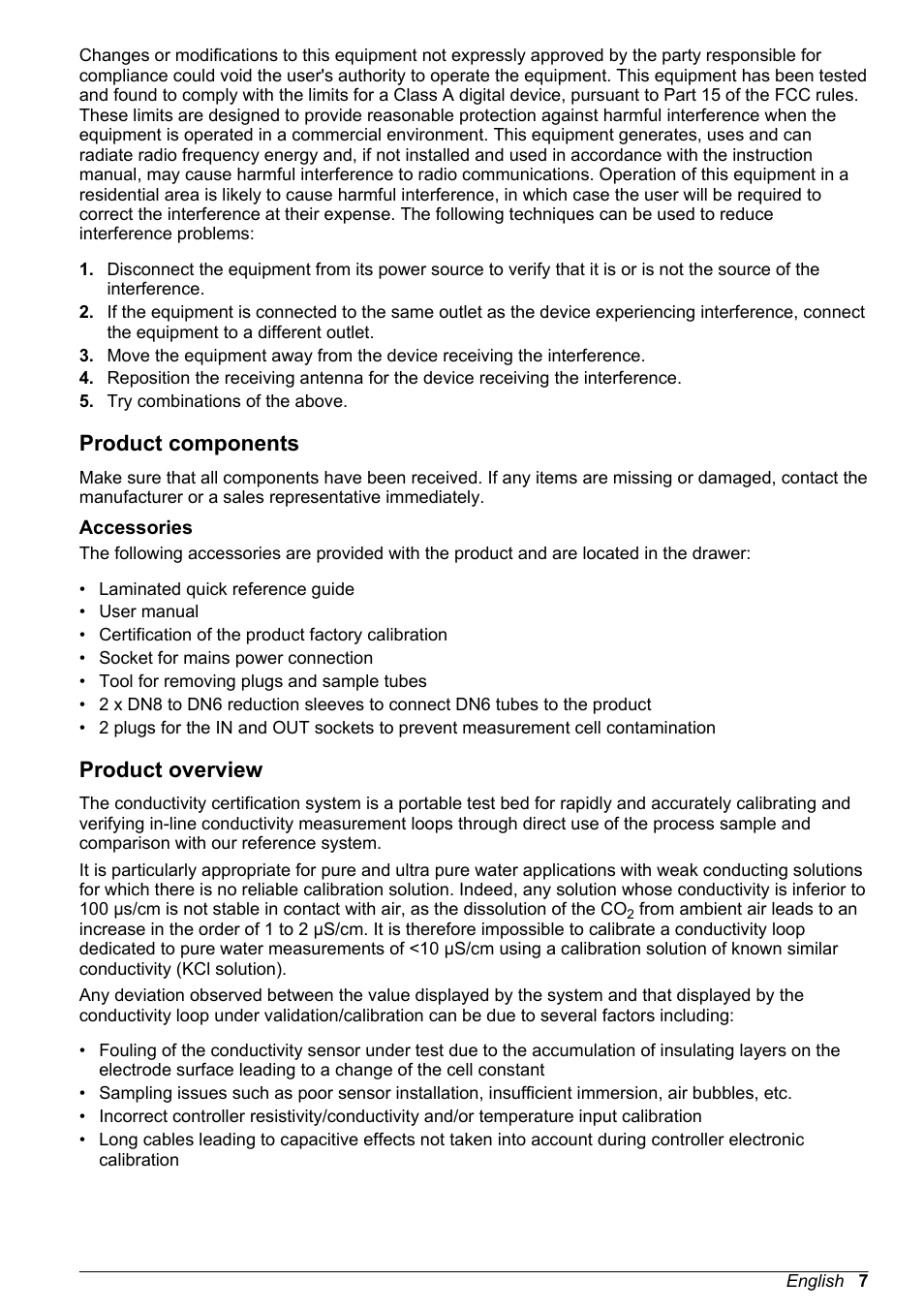 Product components, Accessories, Product overview | Hach-Lange POLYMETRON 9526 User Manual | Page 9 / 34