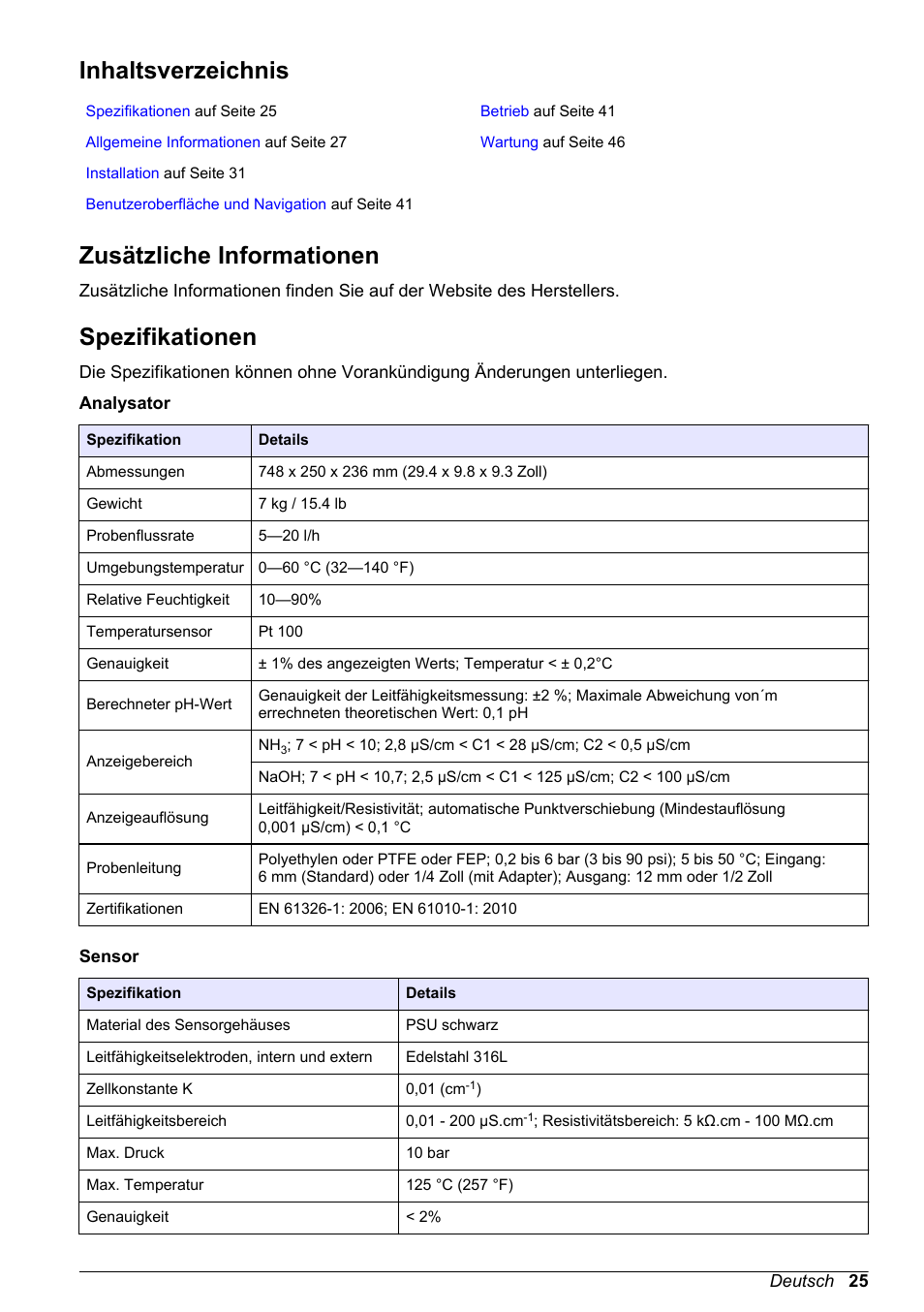 Hach-Lange POLYMETRON 9523 Basic User Manual User Manual | Page 25 / 254