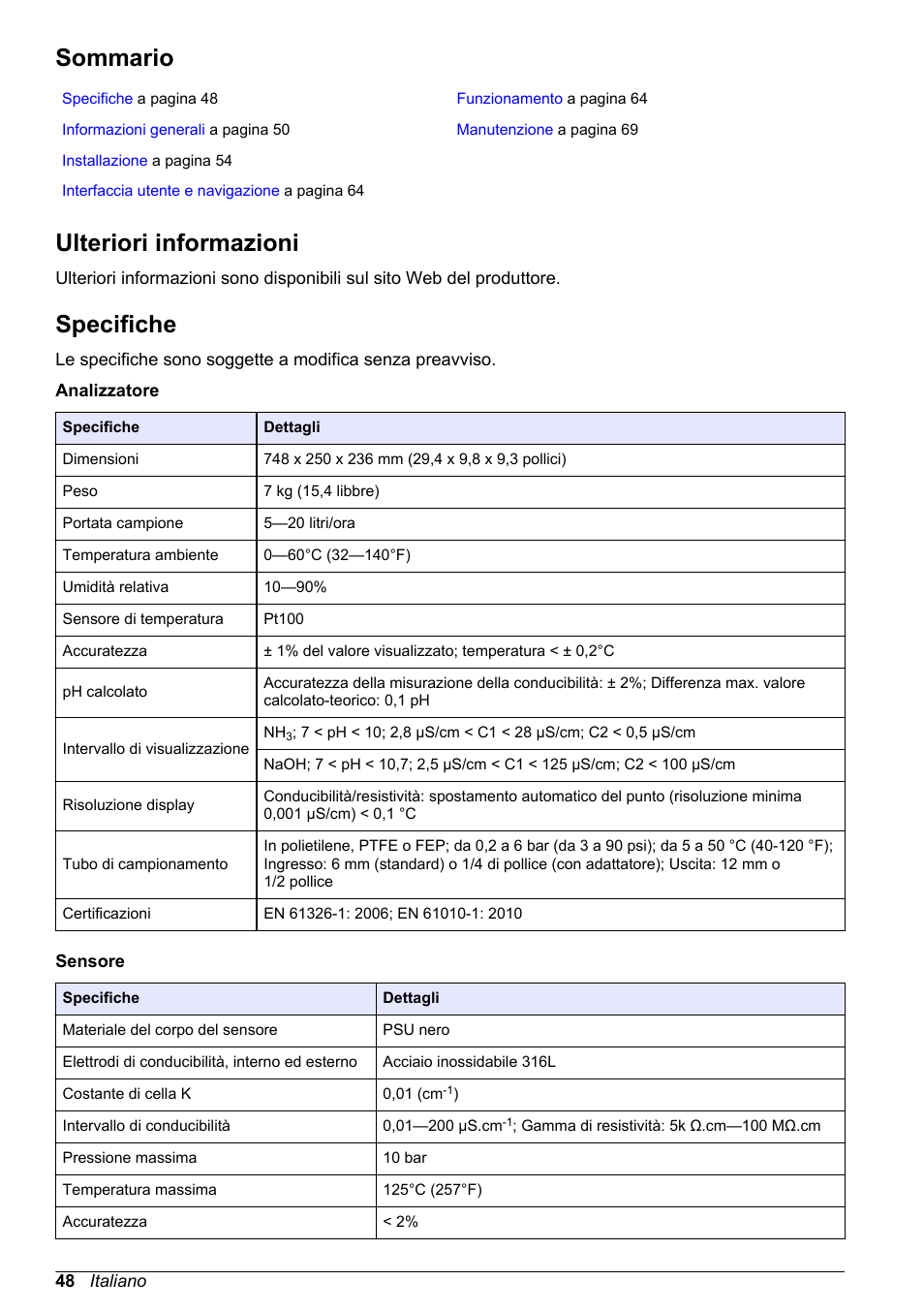 Hach-Lange POLYMETRON 9523 Basic User Manual User Manual | Page 48 / 254