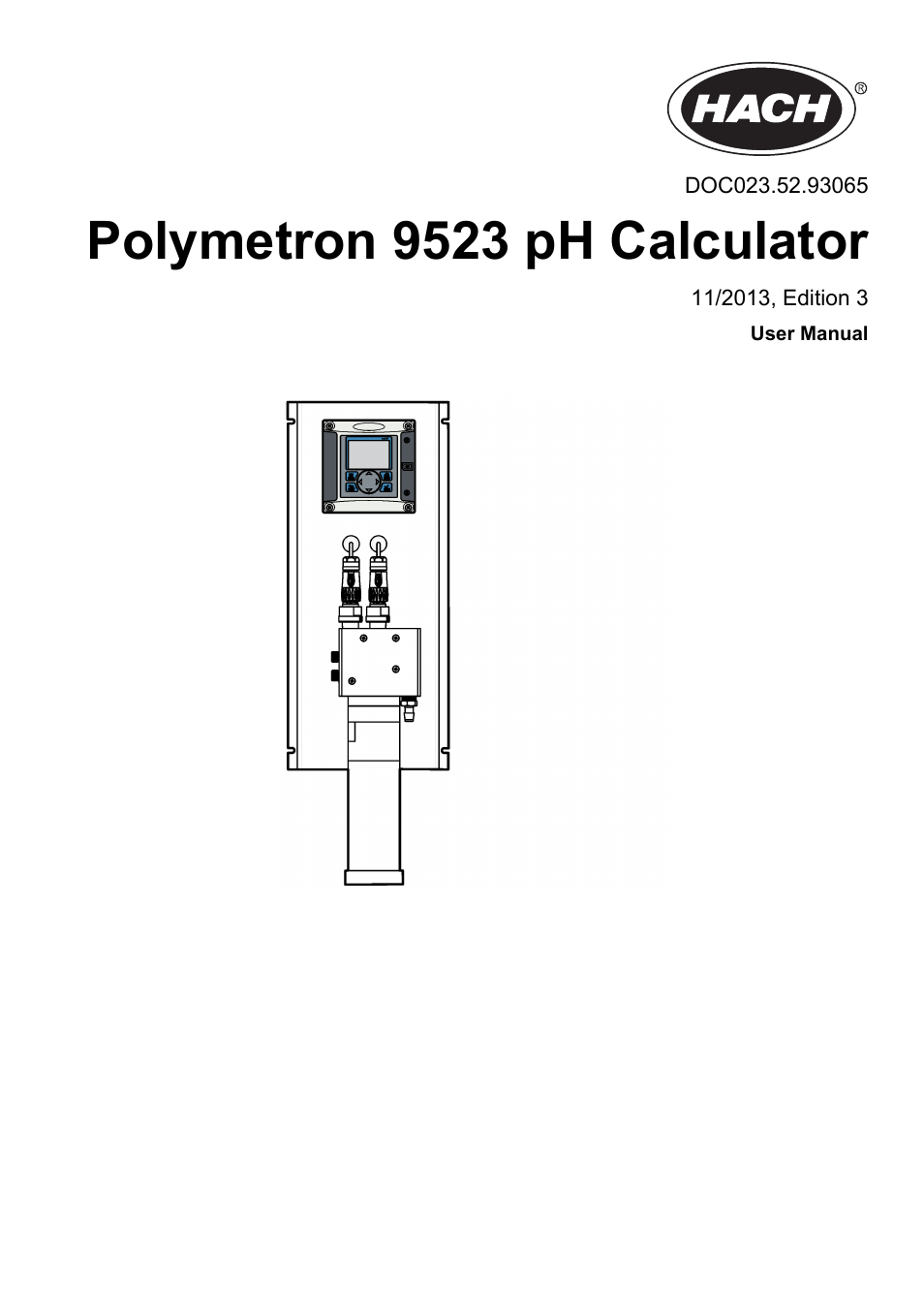 Hach-Lange POLYMETRON 9523 User Manual User Manual | 44 pages