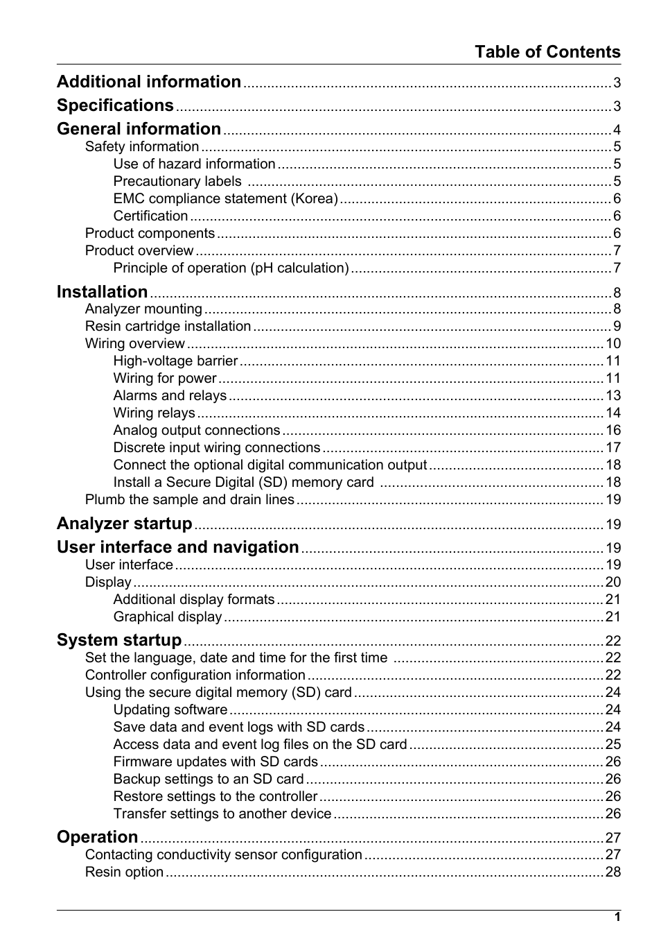 Hach-Lange POLYMETRON 9523 User Manual User Manual | Page 3 / 44