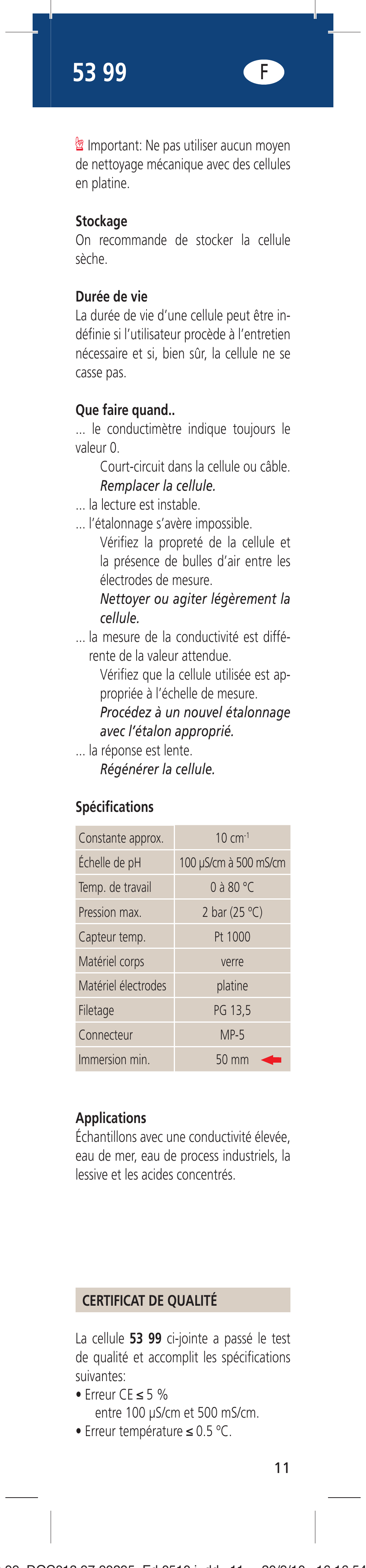 Hach-Lange LZU5399 User Manual | Page 11 / 16