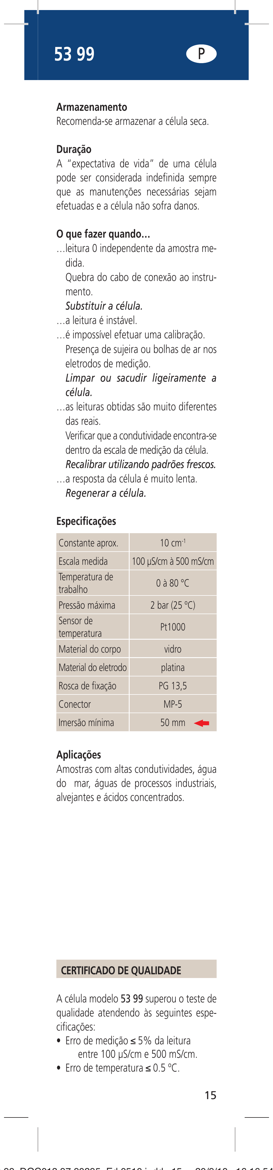 Hach-Lange LZU5399 User Manual | Page 15 / 16