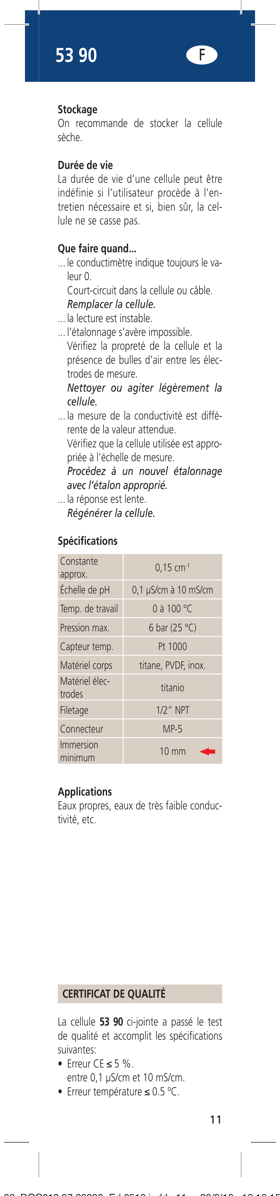 Hach-Lange LZU5390 User Manual | Page 11 / 16