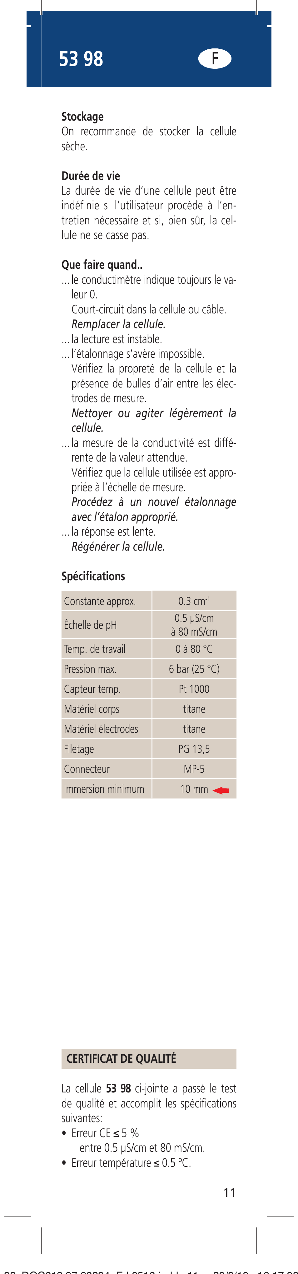 Hach-Lange LZU5398 User Manual | Page 11 / 16