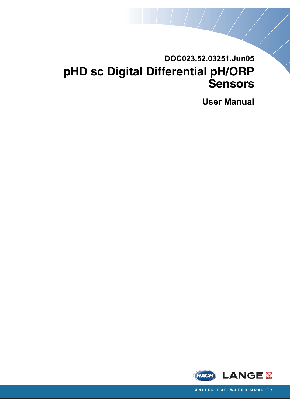 Hach-Lange pHD sc User Manual | 44 pages